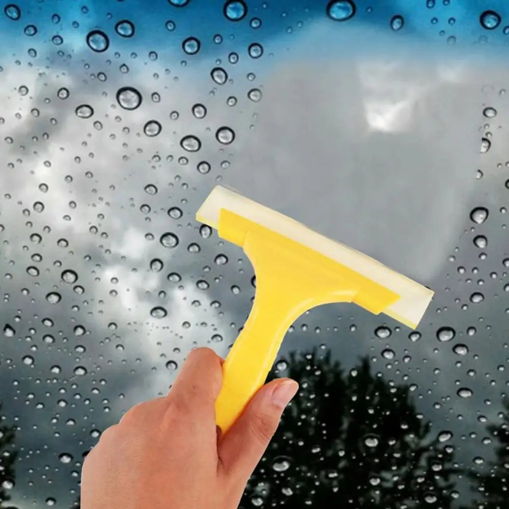 Силиконовый скребок для очистки воды Многофункциональный стеклоочиститель Автомобильный Очиститель мыла для мытья лобового стекла Принадлежности для чистки окон Изображение 1