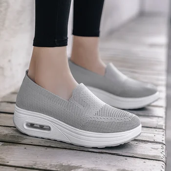 Для женщин 2022 Модная удобная дышащая повседневная обувь для бега на толстой подошве для женщин, кроссовки Zapatos De Mujer 2