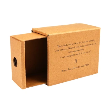 индивидуальный дизайн, бесплатный дизайн SENCAI, печать логотипа на заказ, ящик из крафт-бумаги, коробка для колец, коробка для часов 1