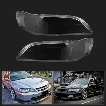 Для Accord 1998-2002 Левая и правая автомобильные фары, крышка объектива, абажур для фары, Пара крышек для автоосвещения 2